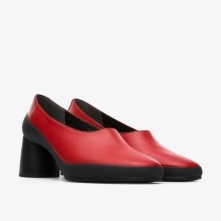 Camper Upright Heels Red / Black - Womens Singapore QIMWBN-504